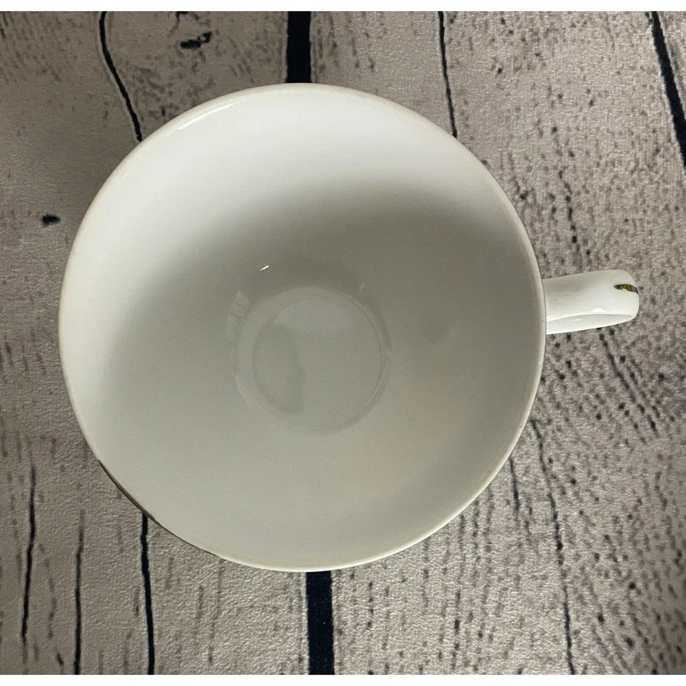 VTG Creative Royal Elegance Fine China Coffee Tea Cup & Saucer Wheat Flower